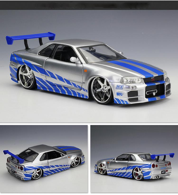 1:24 Diecast model cars - GTR, Supra, Eclipse, S2000 & more! - JDM Global Warehouse