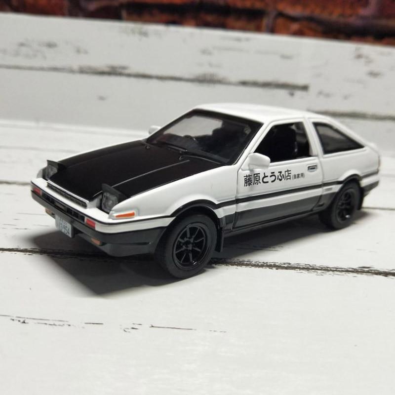 1:28 Toyota AE86 diecast pull back car with working lights! - JDM Global Warehouse