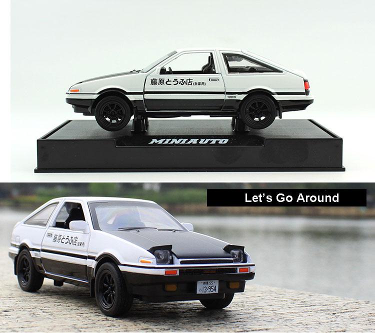 1:28 Toyota AE86 diecast pull back car with working lights! - JDM Global Warehouse