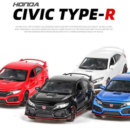 1:32 HONDA CIVIC TYPE-R die-cast model car - 7 versions! - JDM Global Warehouse