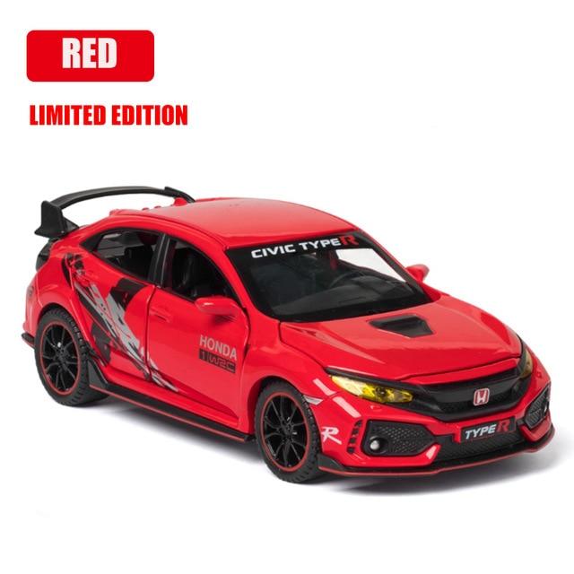 1:32 HONDA CIVIC TYPE-R die-cast model car - 7 versions! - JDM Global Warehouse