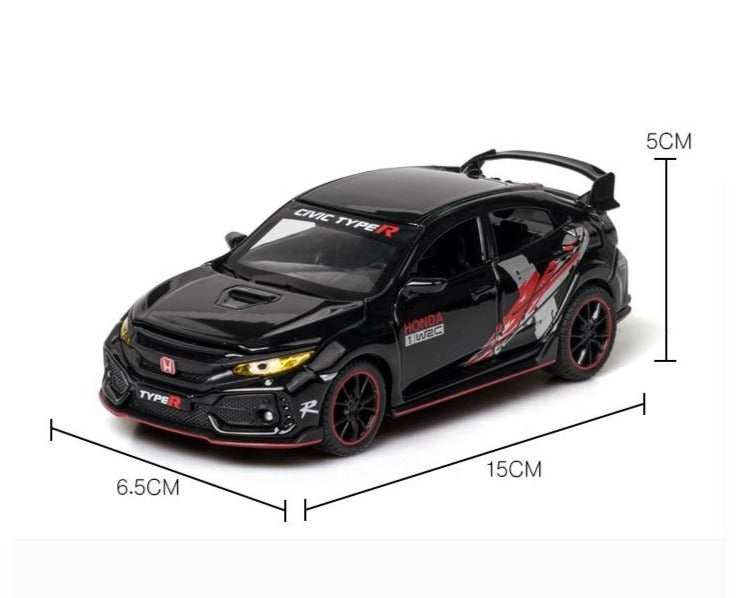 1:32 HONDA CIVIC TYPE-R die-cast model car - 7 versions! - JDM Global Warehouse