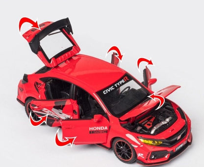 1:32 HONDA CIVIC TYPE-R die-cast model car - 7 versions! - JDM Global Warehouse