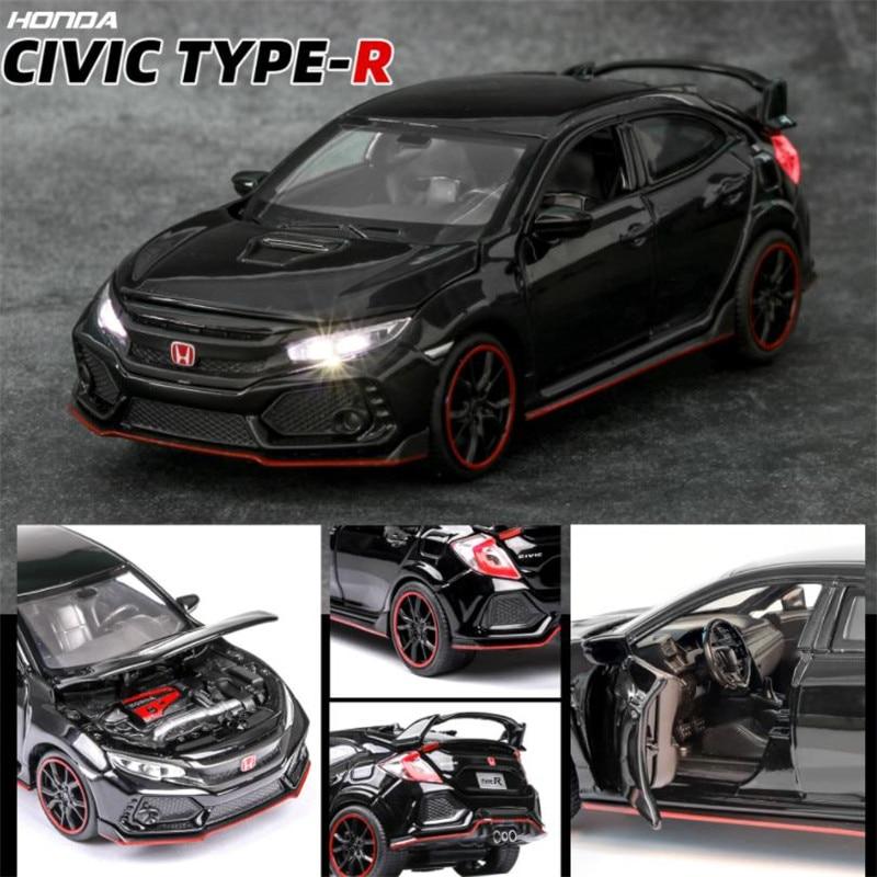 1:32 HONDA CIVIC TYPE-R die-cast model car - 7 versions! - JDM Global Warehouse