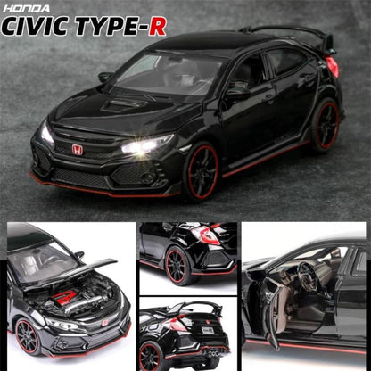 1:32 HONDA CIVIC TYPE-R die-cast model car - 7 versions! - JDM Global Warehouse