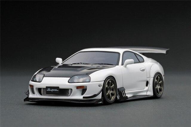 1:43 Toyota Supra (JZA80) RZ model car - silver or white - JDM Global Warehouse