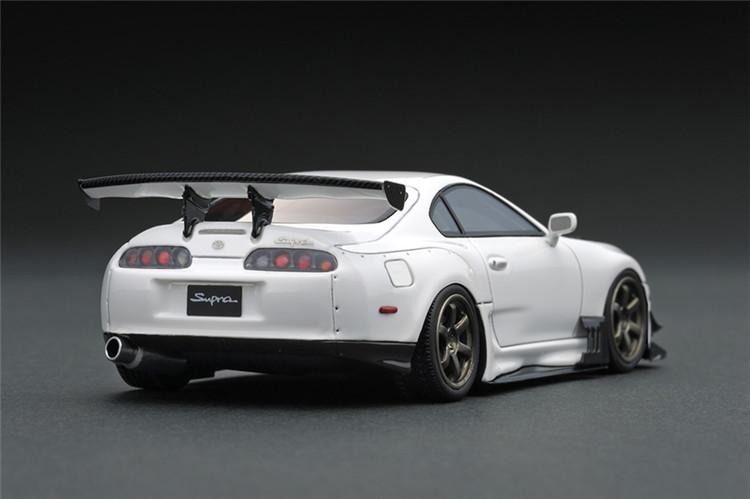 1:43 Toyota Supra (JZA80) RZ model car - silver or white - JDM Global Warehouse