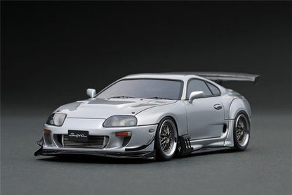 1:43 Toyota Supra (JZA80) RZ model car - silver or white - JDM Global Warehouse