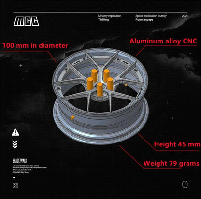 1:5 JDM mini alloy wheel model - JDM Global Warehouse