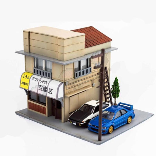 1:64 Fujiwara Tofu Shop model display set - JDM Global Warehouse