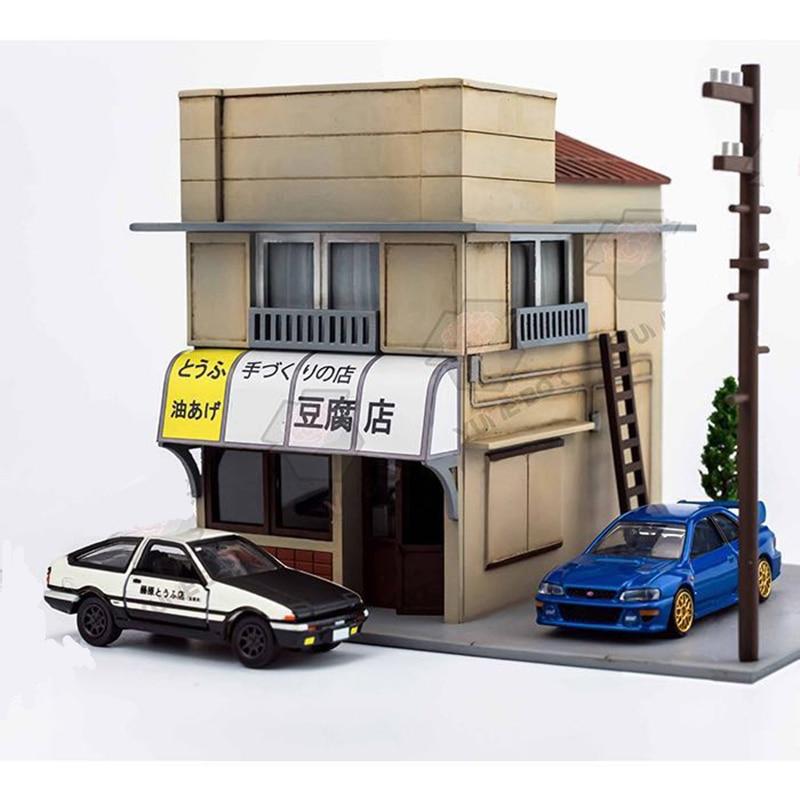 1:64 Fujiwara Tofu Shop model display set - JDM Global Warehouse