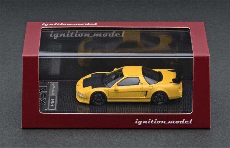 1:64 Honda NSX (NA1) Matte Yellow Diecast Model Car - JDM Global Warehouse