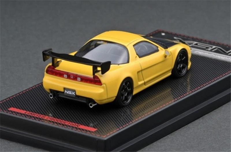 1:64 Honda NSX (NA1) Matte Yellow Diecast Model Car - JDM Global Warehouse