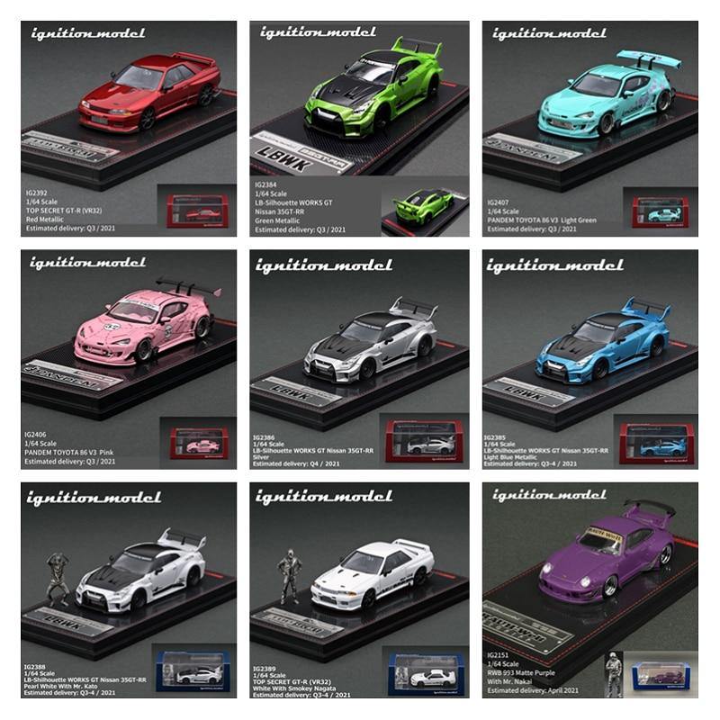 1:64 Ignition Model - 30 styles! Skyline, Supra, GTR, NSX, RX7, RWB, LBWK etc - JDM Global Warehouse