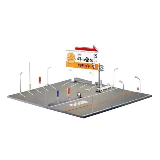 1:64 Japanese street car park scene - JDM Global Warehouse