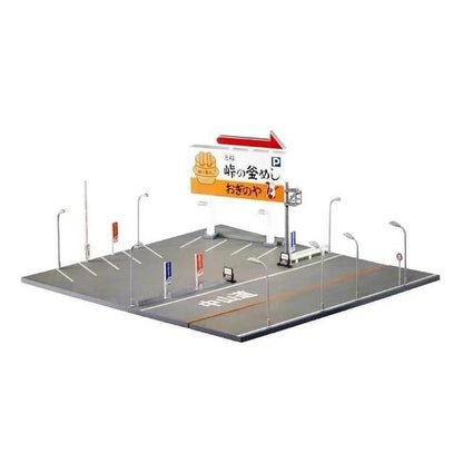 1:64 Japanese street car park scene - JDM Global Warehouse