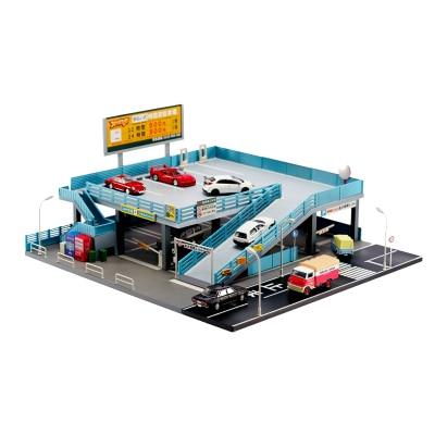 1:64 Japanese style double deck parking lot, the ultimate model car display! - JDM Global Warehouse