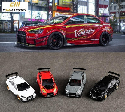 1:64 Lancer Evo X Varis CZ4A Widebody Ver.2 model car - JDM Global Warehouse