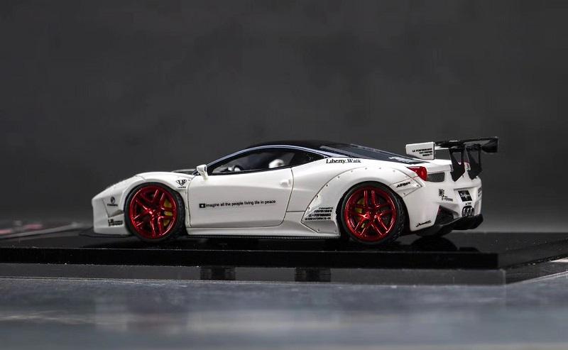 1:64 Liberty Walk Ferrari 458 Model Car - 5 colors to choose from! - JDM Global Warehouse