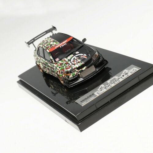 1:64 Mitsubishi Lancer Evo VII - Voltex, black and BAPE camo - JDM Global Warehouse