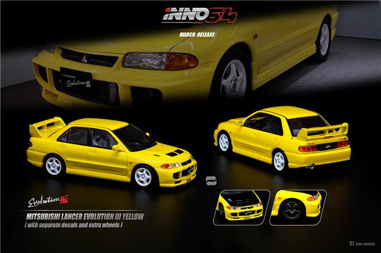 1:64 Mitsubishi Lancer Evolution III die-cast model car - JDM Global Warehouse