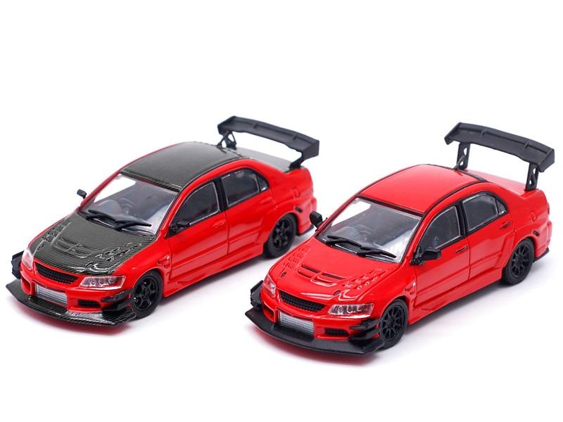 1:64 Mitsubishi Lancer Evolution IX Voltex widebody die-cast model car - JDM Global Warehouse