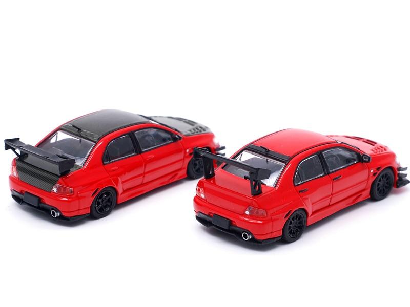 1:64 Mitsubishi Lancer Evolution IX Voltex widebody die-cast model car - JDM Global Warehouse