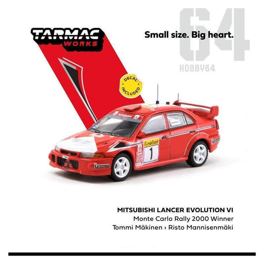 1:64 Mitsubishi Lancer Evolution VI WRC model car - JDM Global Warehouse