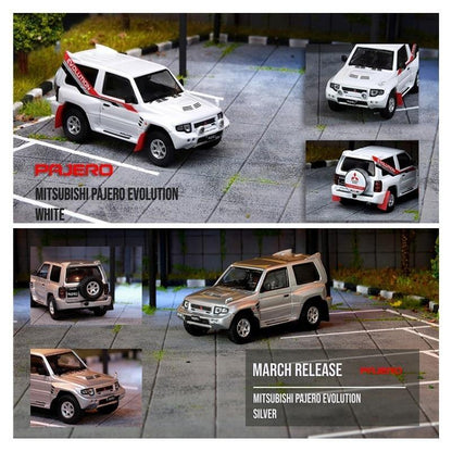 1:64 Mitsubishi Pajero EVO model car - JDM Global Warehouse