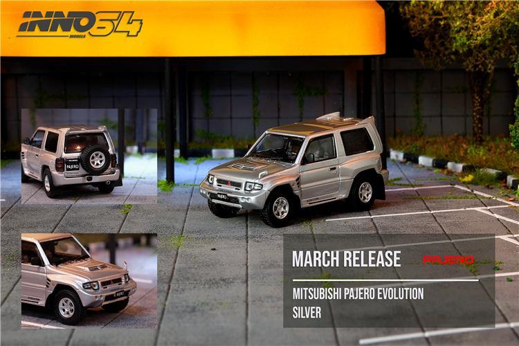 1:64 Mitsubishi Pajero EVO model car - JDM Global Warehouse