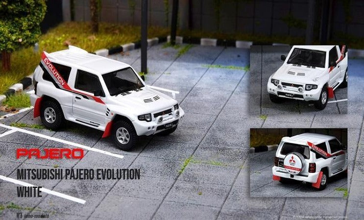 1:64 Mitsubishi Pajero EVO model car - JDM Global Warehouse