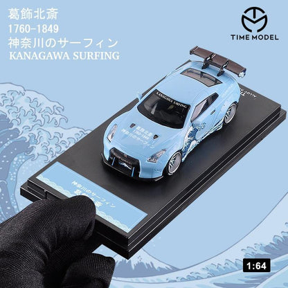 1:64 Nissan R35 GTR - Kanagawa Wave model car - JDM Global Warehouse