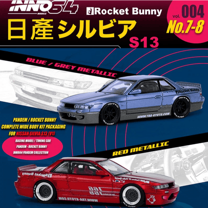 1:64 Nissan Silvia S13 Pandem Rocket Bunny V1 scale model car - JDM Global Warehouse