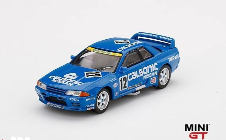 1:64 Nissan Skyline GT-R R32 Gr. A #12 Calsonic 1993 model car - JDM Global Warehouse