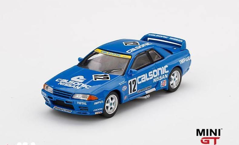 1:64 Nissan Skyline GT-R R32 Gr. A #12 Calsonic 1993 model car - JDM Global Warehouse