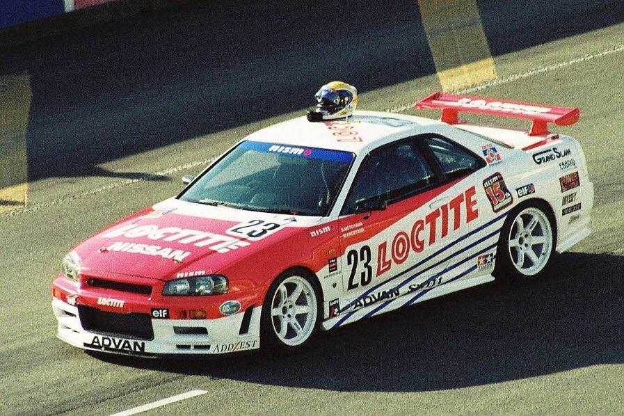 1:64 Nissan Skyline GT-R R34 Loctite Nismo 1999 die-cast model car - JDM Global Warehouse