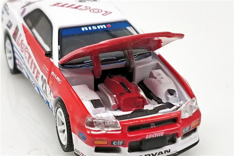 1:64 Nissan Skyline GT-R R34 Loctite Nismo 1999 die-cast model car - JDM Global Warehouse