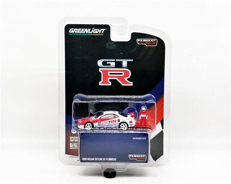 1:64 Nissan Skyline GT-R R34 Loctite Nismo 1999 die-cast model car - JDM Global Warehouse