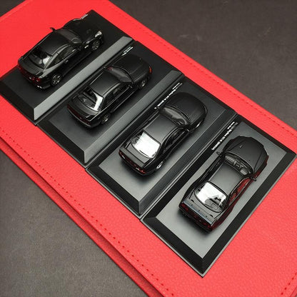 1:64 Nissan Skyline GTR 50th Anniversary model collectors set - R32, R33, R34 & R35 - JDM Global Warehouse