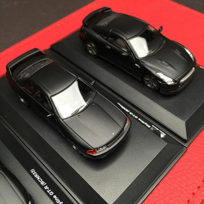 1:64 Nissan Skyline GTR 50th Anniversary model collectors set - R32, R33, R34 & R35 - JDM Global Warehouse