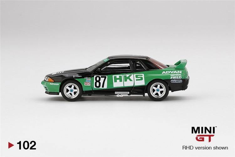 1:64 Nissan Skyline R32 GTR Gr. A #87 HKS 1992 Group A model car - JDM Global Warehouse