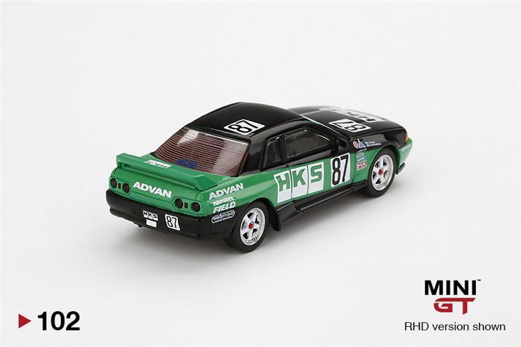 1:64 Nissan Skyline R32 GTR Gr. A #87 HKS 1992 Group A model car - JDM Global Warehouse