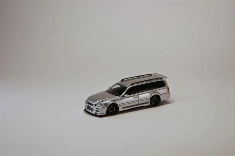 1:64 Nissan Stagea R34 facelift scale model - JDM Global Warehouse