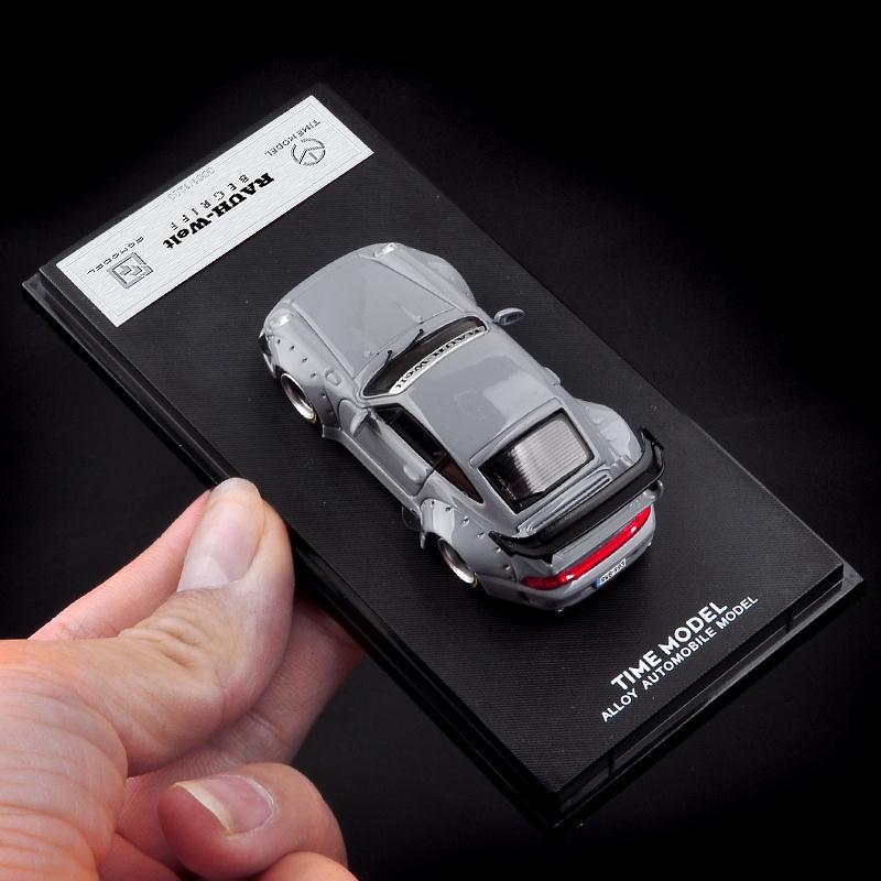 1:64 Rauh-Welt Begriff RWB 993 Gray DieCast Model Car - JDM Global Warehouse