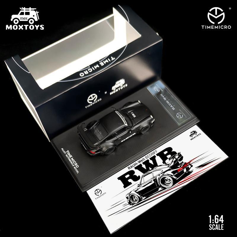 1:64 RWB 964, RWB48 & Stella Artois matte black scale model - JDM Global Warehouse