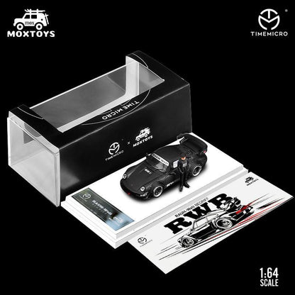 1:64 RWB 964, RWB48 & Stella Artois matte black scale model - JDM Global Warehouse