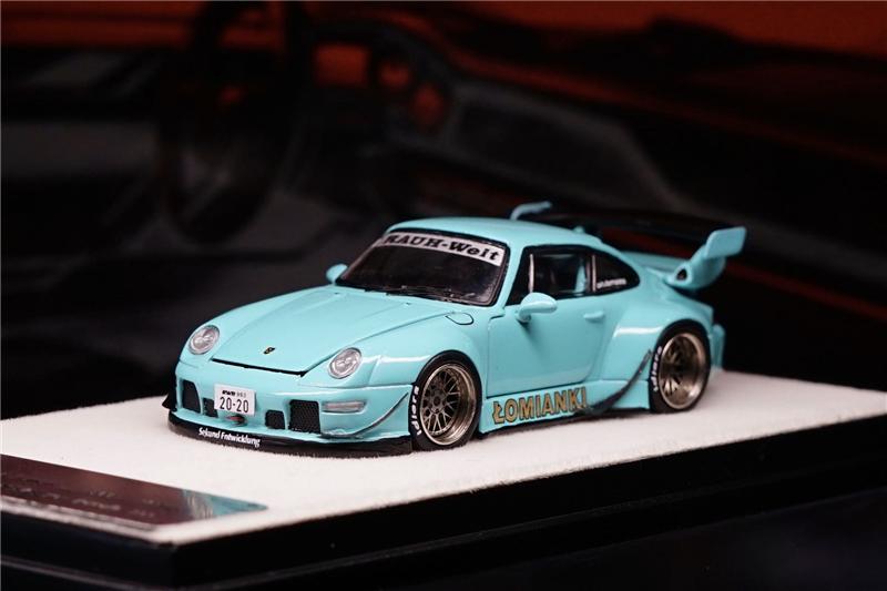 1:64 RWB Porsche 911 RAUH-Welt BEGRIFF 993 Tiffany Diecast Model Car - JDM Global Warehouse