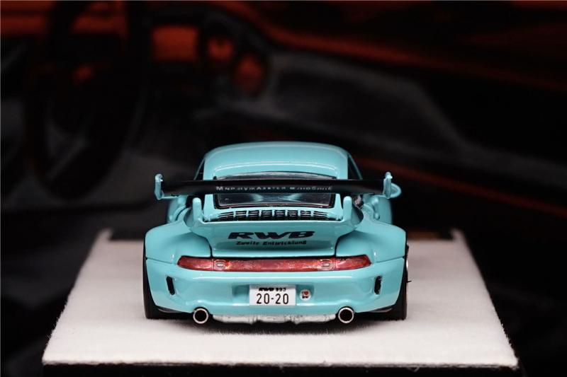 1:64 RWB Porsche 911 RAUH-Welt BEGRIFF 993 Tiffany Diecast Model Car - JDM Global Warehouse