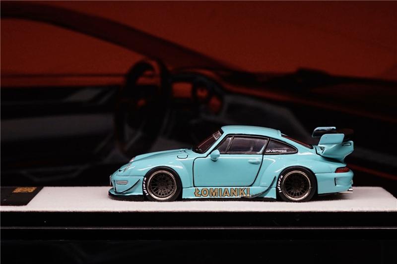 1:64 RWB Porsche 911 RAUH-Welt BEGRIFF 993 Tiffany Diecast Model Car - JDM Global Warehouse