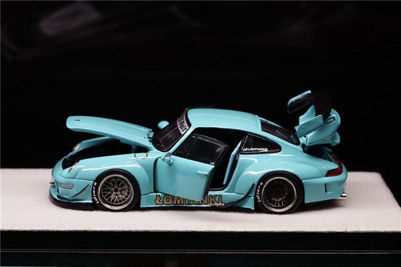 1:64 RWB Porsche 911 RAUH-Welt BEGRIFF 993 Tiffany Diecast Model Car - JDM Global Warehouse